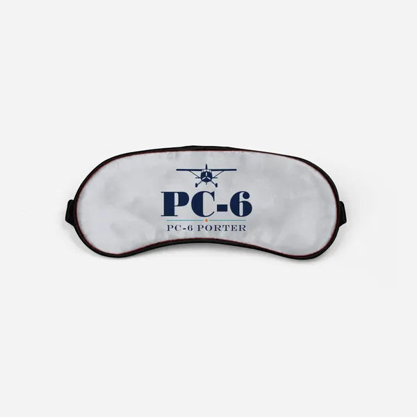 Pilatus PC-6 Porter - Heritage - Sleep Mask - Light Gray