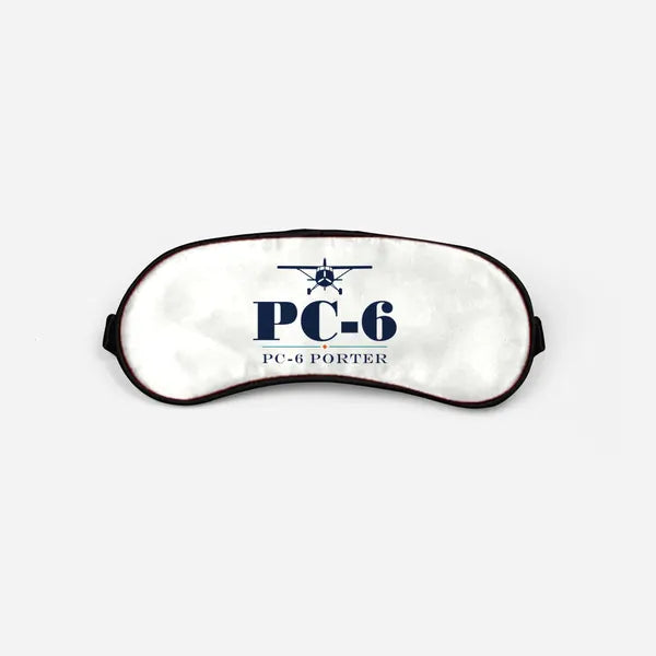 Pilatus PC-6 Porter - Heritage - Sleep Mask - White
