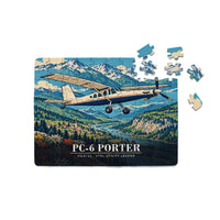 Thumbnail for Pilatus PC-6 Porter - Horizontal + Text - Canvas Puzzle
