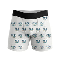 Thumbnail for Pilatus PC-6 Porter - Men Boxers - Cartoon Pattern - White