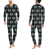 Thumbnail for Pilatus PC-6 Porter - Men Pajamas - Original Pattern - Black