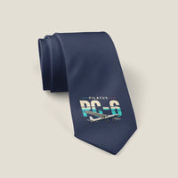Thumbnail for Pilatus PC-6 Porter - Original - Tie - Navy Blue