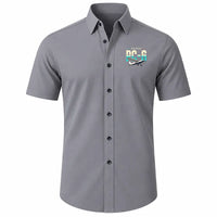Thumbnail for Pilatus PC-6 Porter - Short Sleeve Shirt - Original - Gray