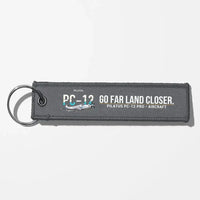 Thumbnail for Pilatus PC-12 PRO Aviator Key Chains - Gray