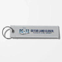 Thumbnail for Pilatus PC-12 PRO Aviator Key Chains - Light Gray