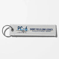 Thumbnail for Pilatus PC-6 Porter Aviator Key Chains - White