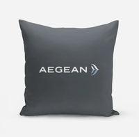 Thumbnail for Aegean Airlines design on gray pillow