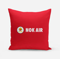 Thumbnail for Nok Airlines design on red pillow