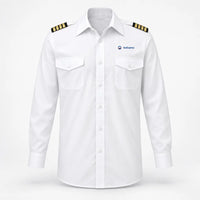 Thumbnail for SunExpress logo on 4-stripe long sleeve pilot shirt