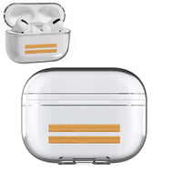 Thumbnail for Golden Pilot Epaulettes (4,3,2 Lines) Designed Transparent Earphone AirPods 