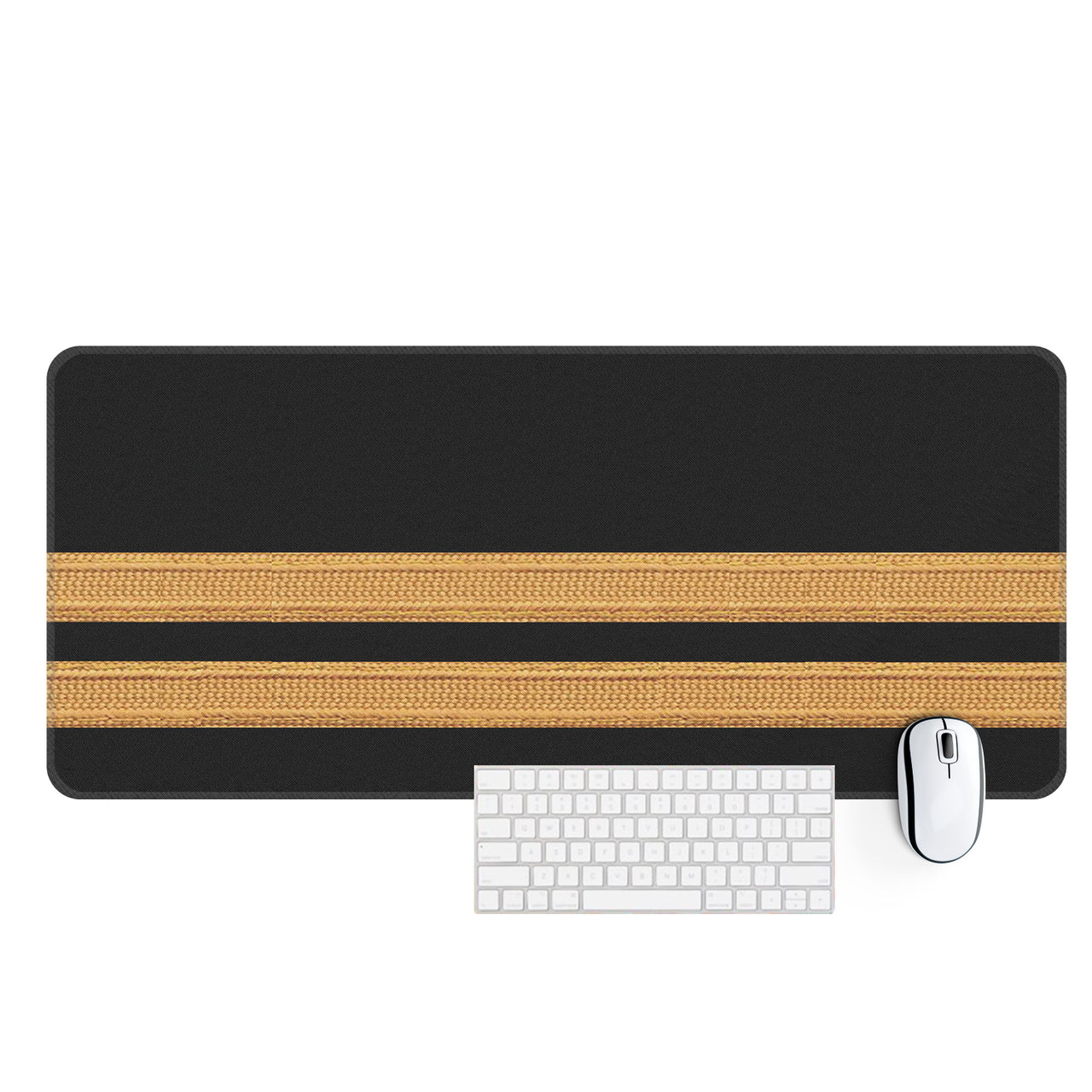 Pilot Epaulette 2 Lines Designed Desk Mats
