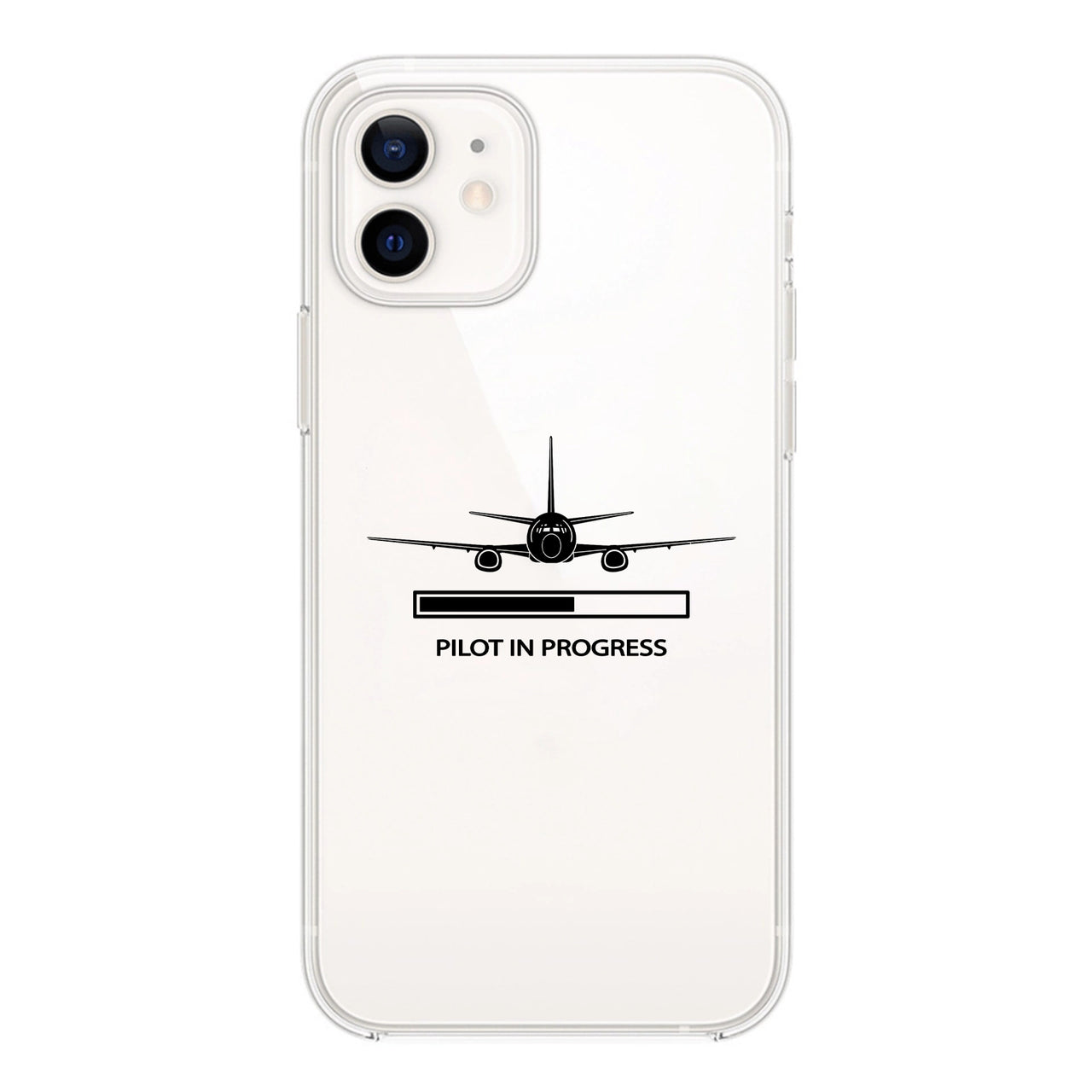 Pilot In Progress Designed Transparent Silicone iPhone Cases