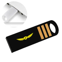 Thumbnail for Badge & Golden Epaulettes (4,3,2 Lines) Designed Waterproof USB Devices