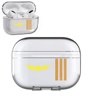Thumbnail for Badge & Golden Epaulettes (4,3,2 Lines) Designed Transparent Earphone AirPods 