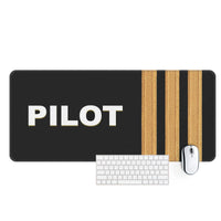 Thumbnail for Pilot Text & 3 Lines Designed Desk Mats