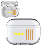 Thumbnail for Badge & Golden Epaulettes (4,3,2 Lines) Designed Transparent Earphone AirPods 