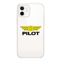 Thumbnail for Pilot & Badge Designed Transparent Silicone iPhone Cases