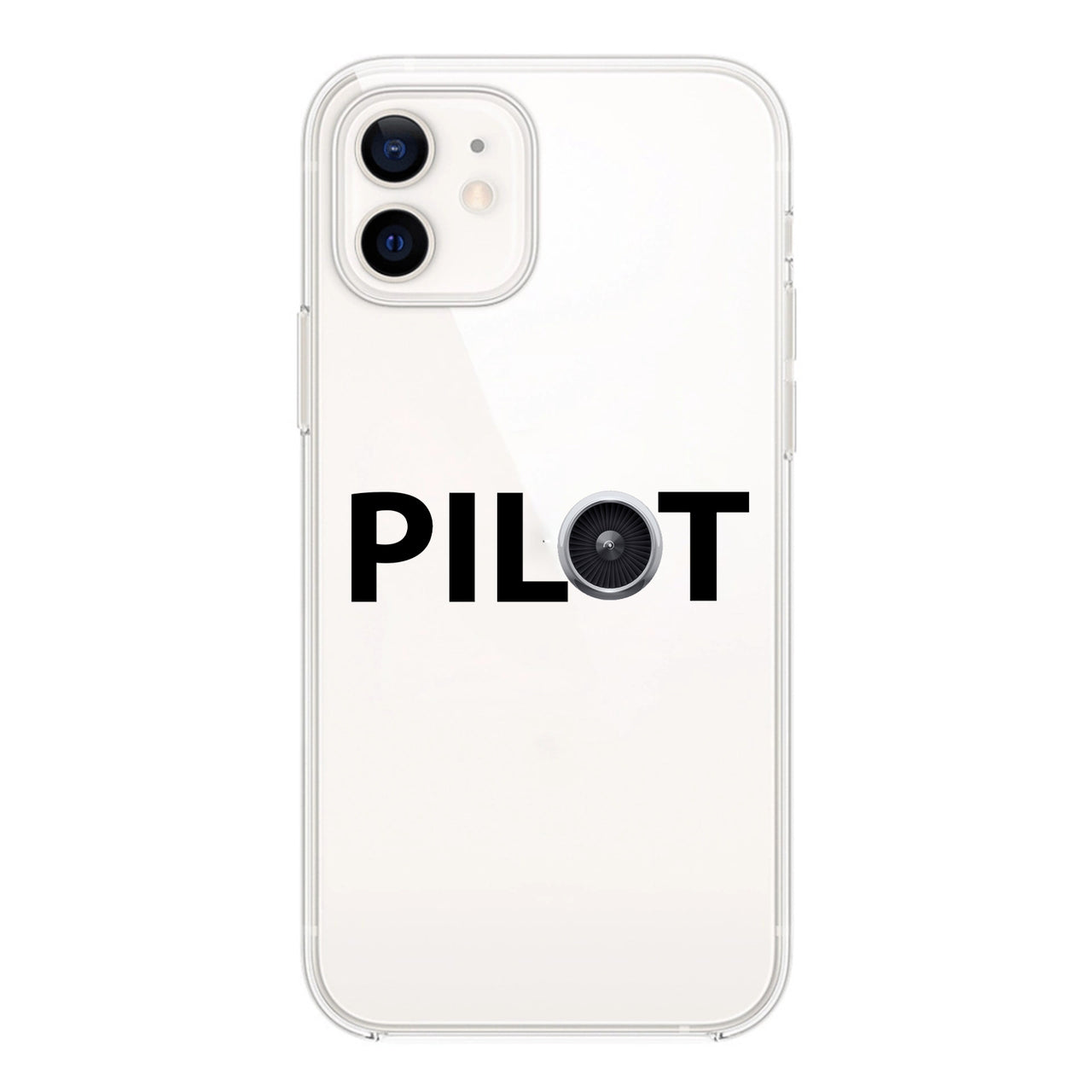Pilot & Jet Engine Designed Transparent Silicone iPhone Cases