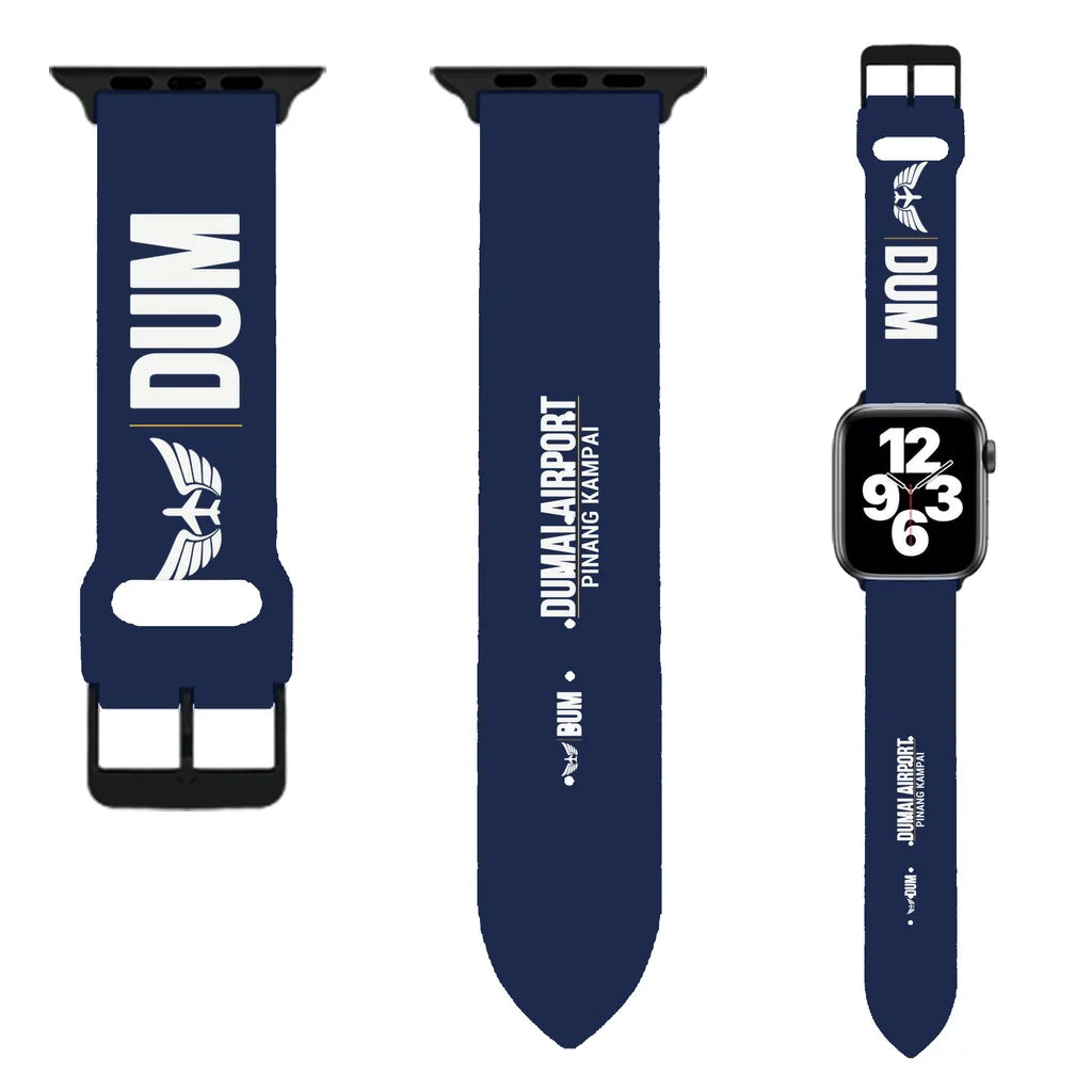 WBV6 | Pinang Kampai Airport DUM | Navy Blue (Metal Buckle)