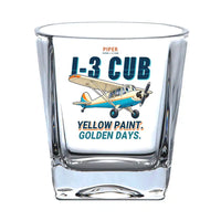 Thumbnail for Piper J-3 Cub - Cartoon - Whiskey Glass