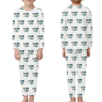 Thumbnail for Piper J-3 Cub - Children Pajamas - Cartoon Pattern - White