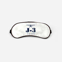 Thumbnail for Piper J-3 Cub - Heritage - Sleep Mask - White