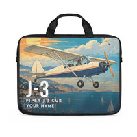 Thumbnail for Piper J-3 Cub - Laptop Bag + Name