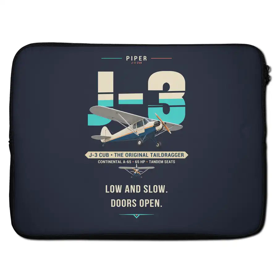 Piper J-3 Cub - Original - Laptop Sleeve