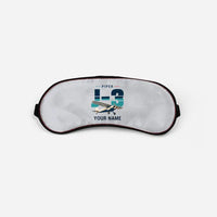 Thumbnail for Piper J-3 Cub - Original + Name - Sleep Mask - Light Gray
