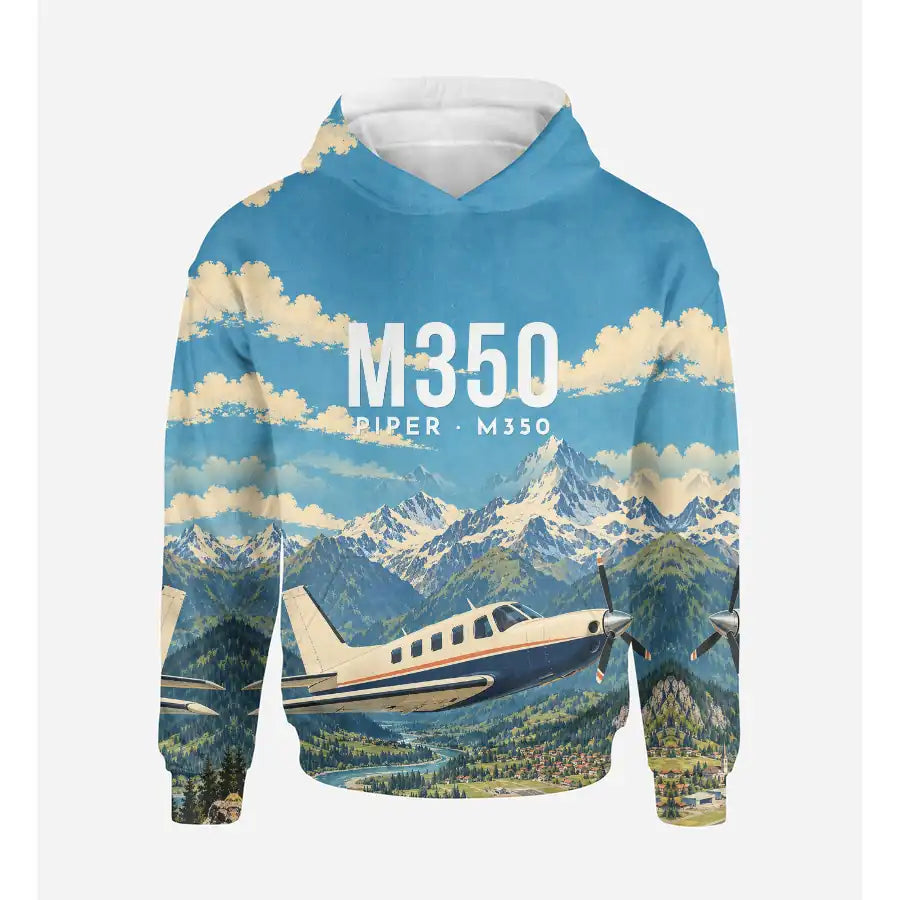 Piper M350 3D All-Over Print Clothing - Hoodie - 3D