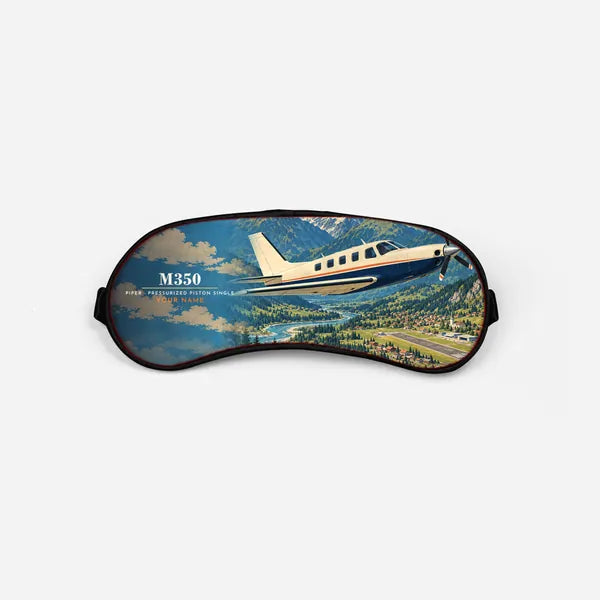 Piper M350 - 3D + Name - Sleep Mask - Full Print