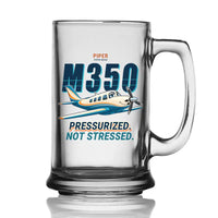 Thumbnail for Piper M350 - Cartoon - Beer Glass with Holder