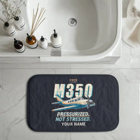 Thumbnail for Piper M350 - Cartoon + Name - Bath Mat