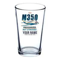 Thumbnail for Piper M350 - Cartoon + Name - Beer & Water Glass