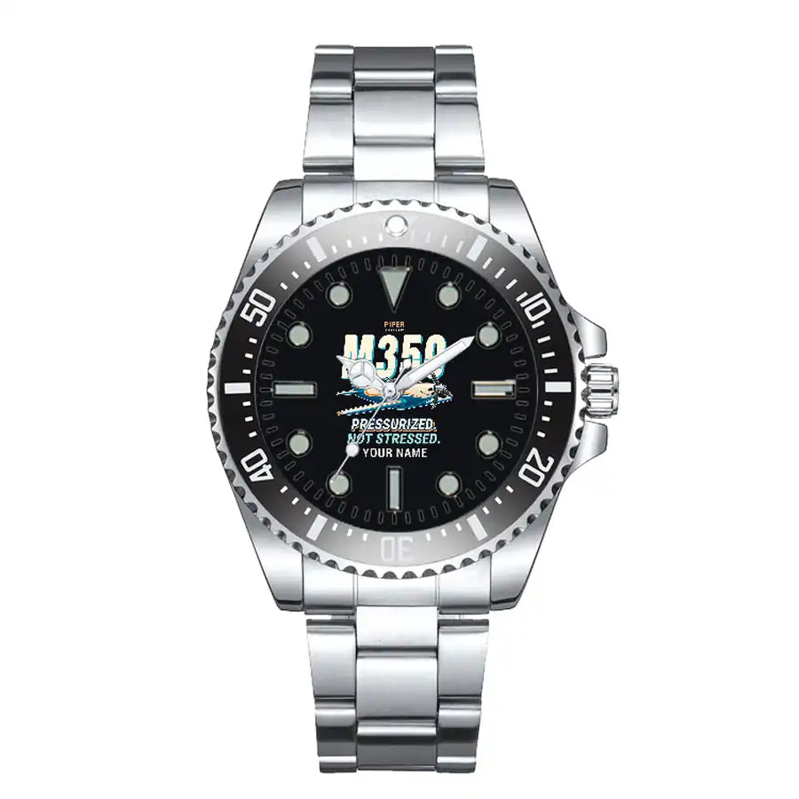 Piper M350 - Cartoon + Name - Premium Diver - Black
