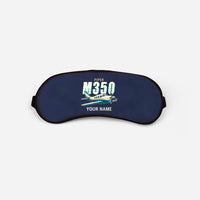 Thumbnail for Piper M350 - Cartoon + Name - Sleep Mask - Navy Blue