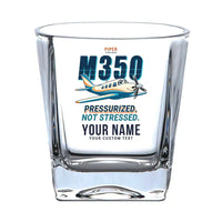 Thumbnail for Piper M350 - Cartoon + Name - Whiskey Glass