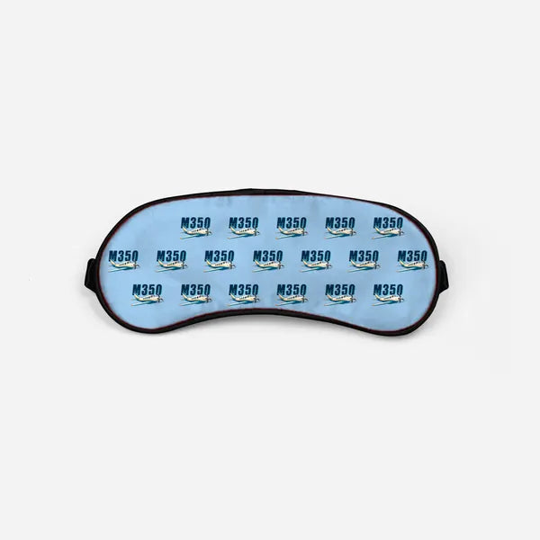 Piper M350 - Cartoon Pattern - Sleep Mask - Light Blue