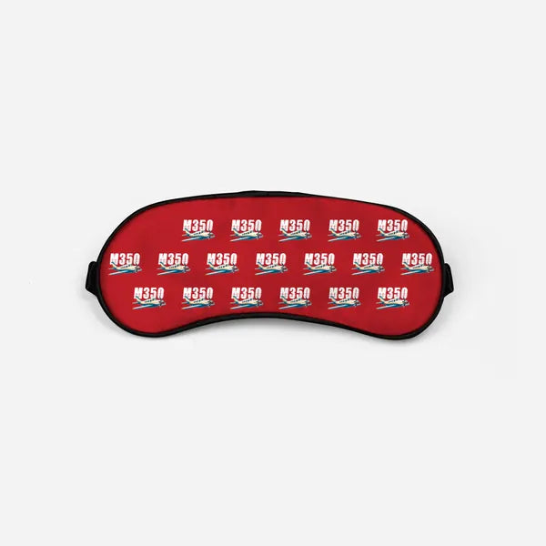 Piper M350 - Cartoon Pattern - Sleep Mask - Red