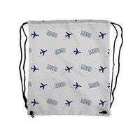 Thumbnail for Piper M350 - Drawstring Bag - 3D Pattern - Light Gray