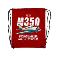 Thumbnail for Piper M350 - Drawstring Bag - Cartoon - Red