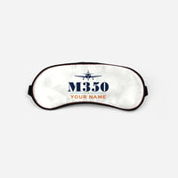 Thumbnail for Piper M350 - Heritage + Name - Sleep Mask - White