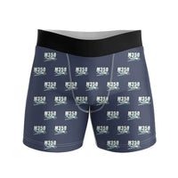 Thumbnail for Piper M350 - Men Boxers - Cartoon Pattern - Navy Blue