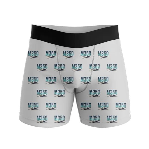 Piper M350 - Men Boxers - Original Pattern - Light Gray