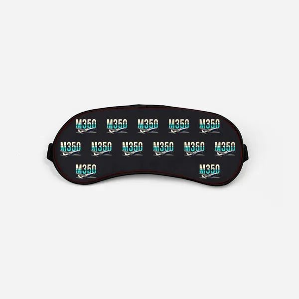 Piper M350 - Original Pattern - Sleep Mask - Black