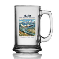 Thumbnail for Piper M350 - Poster - Beer Glass with Holder