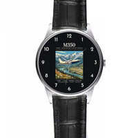 Thumbnail for Piper M350 - Poster - Leather Strap - Striped Black Leather Strap