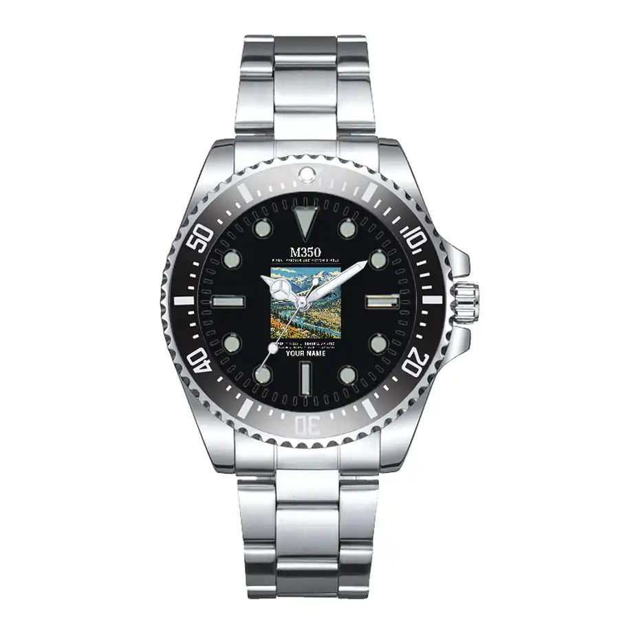Piper M350 - Poster + Name - Premium Diver - Black