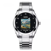 Thumbnail for Piper M350 - Poster + Name - Stainless Steel Band - For Men