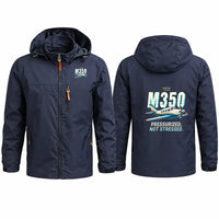 Thumbnail for Piper M350 Stylish Jackets - Hooded Windbreaker - Cartoon - Navy Blue